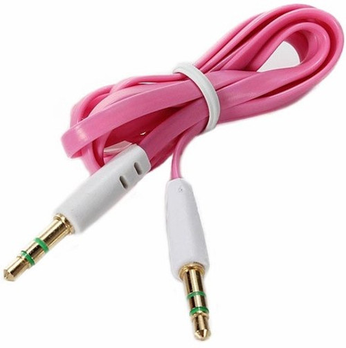 Sonized SZ 01 1.5 A 1 m METAL BRAIDED AUX Cable Compatible with MOBILE AND SPEAKERS, Multicolor, One Cable Sonized Computers