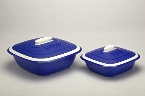 Cutting EDGE Solitaire 2pc set big n small,1250 3000 ml Blue Pack of 2 Thermoware Casserole Set 1250 ml, 3000 ml Cutting EDGE Casseroles