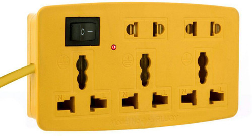LKC 020 3 in 1 Extension Cord 10 A Three Pin Socket LKC Sockets