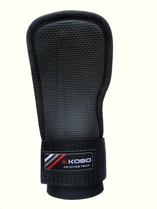 Kobo Gel Weight Lifting Gym Palm Straps Imported Hand Grip/Fitness Grip Black Kobo Hand Grips