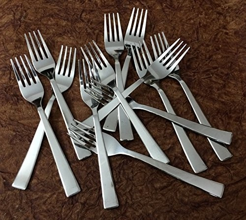 Bharat Stainless Steel Dessert Fork Set Pack of 12 Bharat Forks