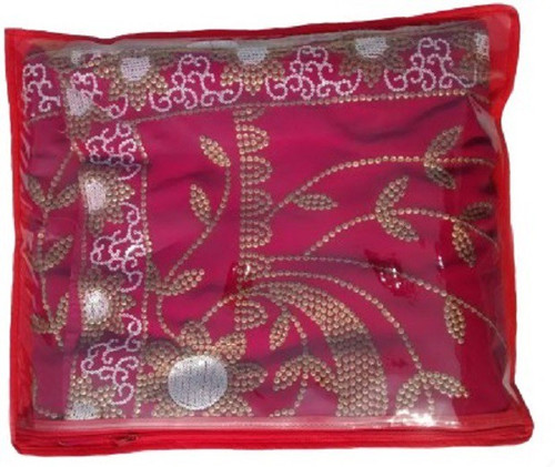 KUBER INDUSTRIES Designer Non Wooven Saree Cover Of 12 Pcs Combo MKU234 Maroon, Pink, Red KUBER INDUSTRIES Garment Covers