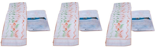 Addyz Plain Pack Of 36 White Saree Cover Wardrobe Organize White Addyz Garment Covers