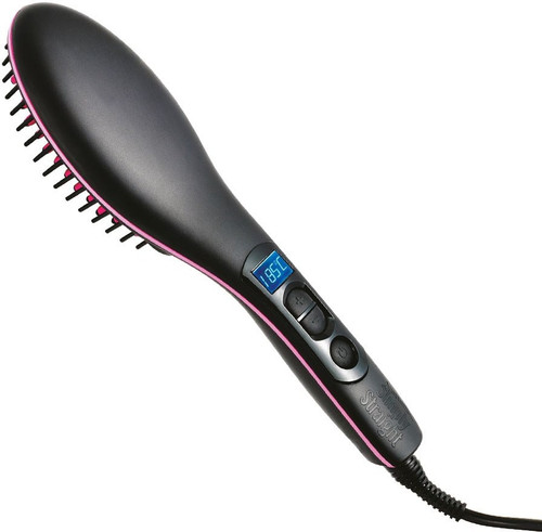 Hairinstyler Simply Straight Ceramic Brush GH6 Hair Straightener Black Hairinstyler Hair Straighteners