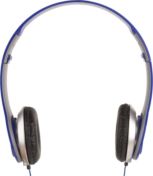Signature Stereo High bass VM 46 Wired Headset without Mic Blue, On the Ear Signature Headphones