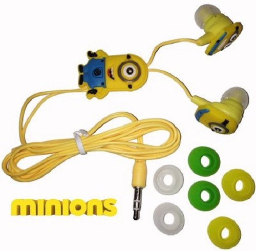 Despicable Me A03 03 Wired without Mic Headset Multicolor, In the Ear Despicable Me Headphones