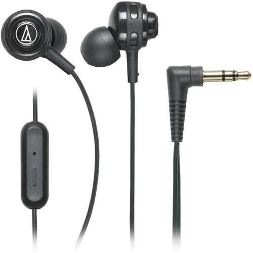 Audio Technica ATH COR150iS BK Wired Headset Black, In the Ear Audio Technica Headphones