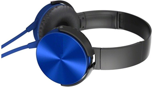 A Connect Z MDR XB450 S526 Bluetooth Headset without Mic Blue, On the Ear A Connect Z Headphones