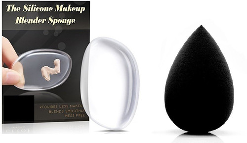 Kelley Pure Silicone Makeup Jelly Sponge Liquid Foundation Applicator Blender Zero Product Waste Perfect For Face Make Up Tool and Original Beauty Ble