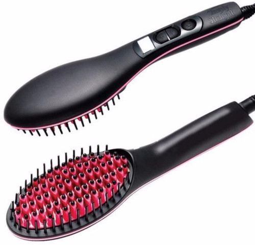 Wonder World Styler Hair Straight™ Type 669 ™ Cramic Straightening Irons.Electric Digital Fast Brush Comb LCD Display Black Wonder World Personal Car