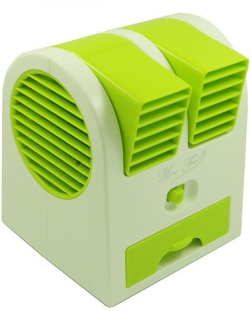 cierie usb rechargable ZX 22 USB Fan Green