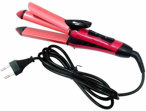 BHAVYA Hair curler HS 2009 Hair Straightener Pink BHAVYA Hair Straighteners