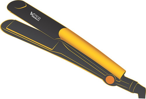 Wizer HS8819W Hair Straightener Black/Yellow Wizer Hair Straighteners