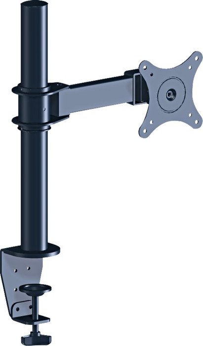 MX Heavy Duty LCD Desk Mount Stand Table mount bracket Clamp Type for Single Display TV LED LCD Monitor All in One PC with Folding Arm 3692 Full Mot