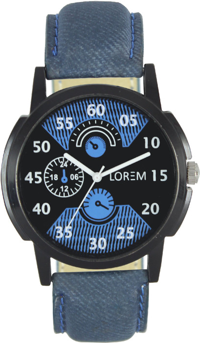 LOREM LR0002 Stylish Dummy Chronograph Analog Watch For Men LOREM Wrist Watches