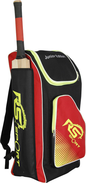 RS SPORT Junior Edition Red Cricket Kit Bag Red, Kit Bag RS SPORT Cricket Bags
