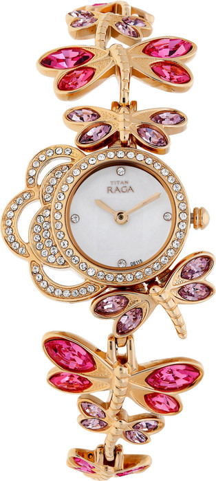 Titan NH95011WM03 Raga Analog Watch For Women Titan Wrist Watches