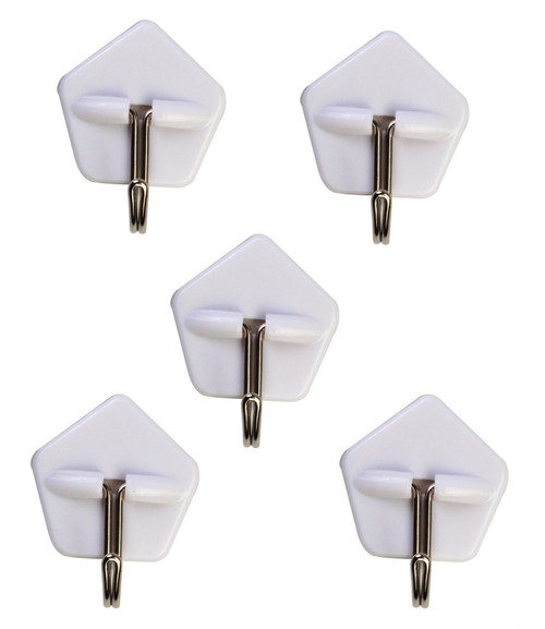 HOKiPO Adhesive Wall Hooks, Load Capacity 1kg Swivel Hook Pack of 1 HOKiPO Hooks