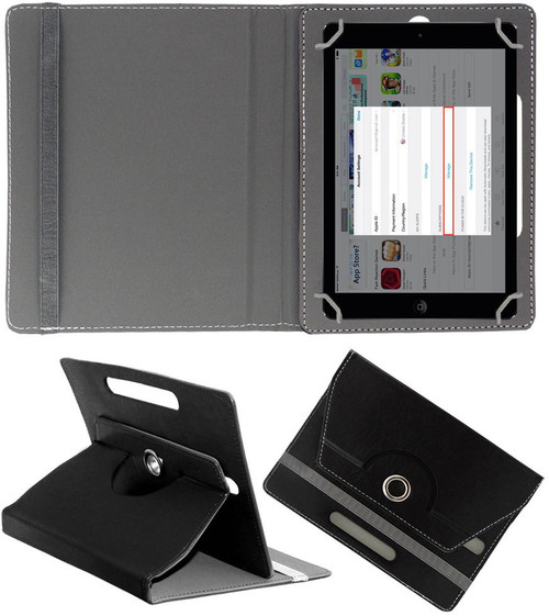 ACM Flip Cover for Any All 7inch Universal Tablet Tablet Black ACM Cases Covers