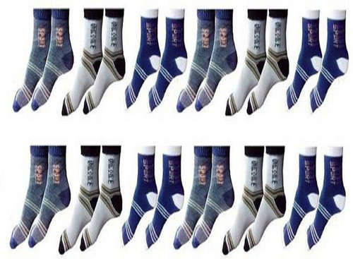 YJ FASHION Men Printed Ankle Length Pack of 12 YJ FASHION Men's and Women's Socks