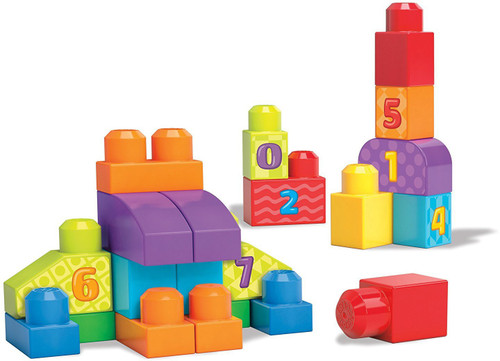 Mega Blocks First builders 1 2 3 Count Multicolor Mega Blocks Blocks Building Sets
