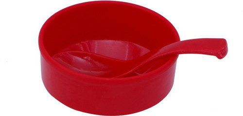 carrolite Supreem Quality Unbreakable soup Bowls Set 1 Bowl, 1 Spoon Porcelain Soup Bowl Red, Pack of 1 carrolite Bowls