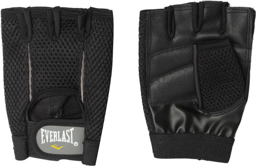 Everlast Weightlifting SM Gym Fitness Gloves Black Everlast Gym Gloves