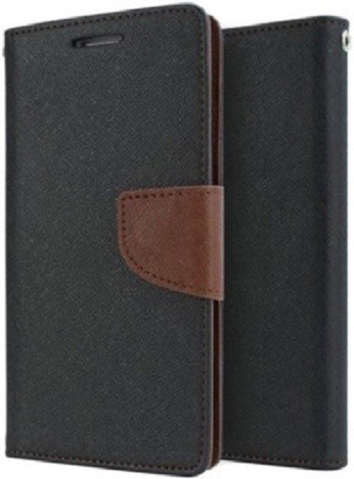Rarefied Flip Cover for Lenovo Vibe K5 Note Brown Rarefied Plain Cases Covers
