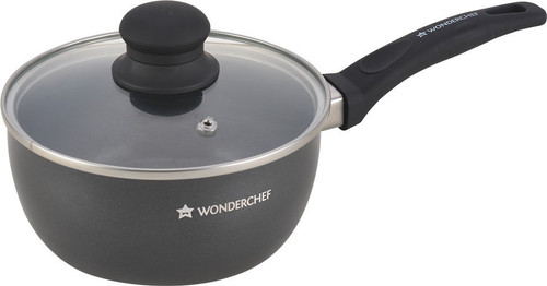 Wonderchef Premia 16cm Sauce Sauce Pan 16 cm diameter with Lid Aluminium, Non stick, Induction Bottom Wonderchef Pans