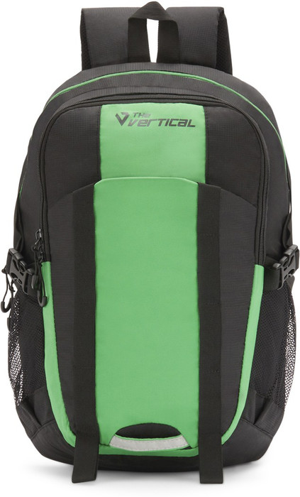 The Vertical VOYAGE 27 L Laptop Backpack Black, Green The Vertical Backpacks