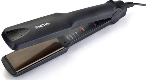 Nova Temperature Control Professional NHS 860 Hair Straightener Black Nova Hair Straighteners