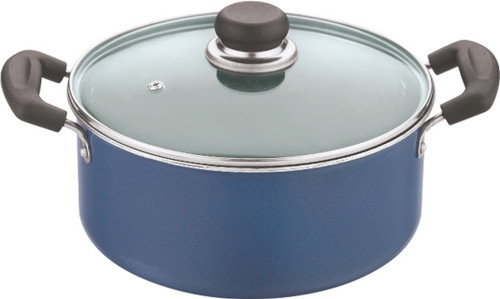 Vinod Casserole with Lid Pot 24 cm diameter 3.6 L capacity with Lid Aluminium, Non stick Vinod Cookware Pots