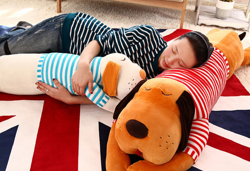 Skylofts Stuffed 73cm Dog Pillow Baby Cushion Soft Toy for Kids Babies 72 cm Multicolor Skylofts Soft Toys