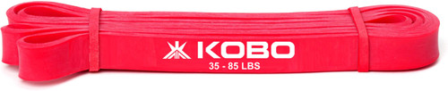 KOBO Power With Loop Heavy Aerobic Cardio Exercise Resistance Band Red KOBO Fitness Bands