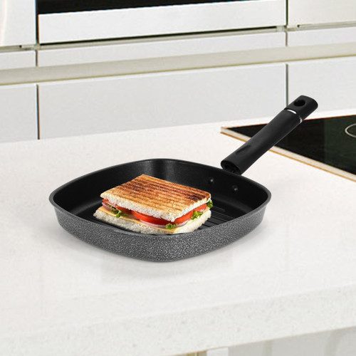 Sumeet 3mm Nonstick Nexus 22Cm Grill Grill Pan 22 cm diameter Aluminium, Non stick Sumeet Pans