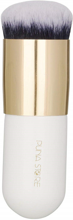 Puna Store Foundation Blush Brush White Pack of 1 Puna Store Makeup Brush