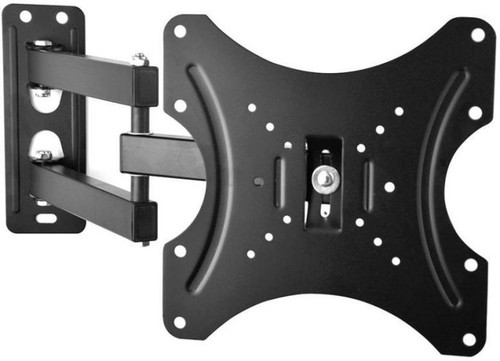 WALTEK Dual Arm Premium Quality Heavy Duty Universal 14 to 43 Inches Swivel 180 Degree Rotation Tilting 15 Degree LED LCD TV Wall Mount Bracket Hold