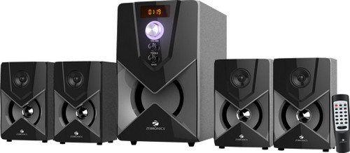 Zebronics SW3491 RUCF Home Theatre Black, 4.1 Channel Zebronics Speakers