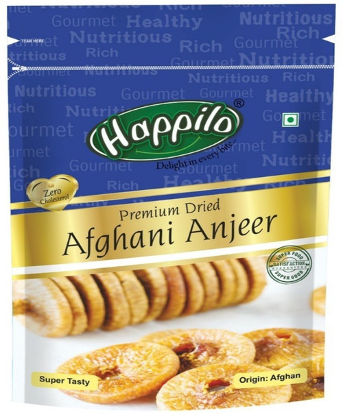 Happilo Premium Dried Afghani Figs 200 g Happilo Dry Fruits
