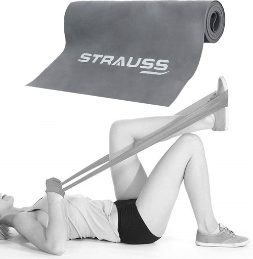 Strauss KD336 Fitness Band Grey, Pack of 1 Strauss Fitness Bands