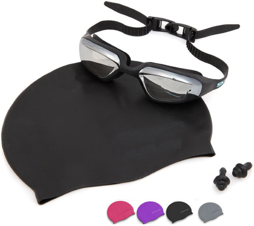 Xerobic Premium Set for Men Women with Cap that keeps long hair dry Swimming Kit Xerobic Swimming Kits