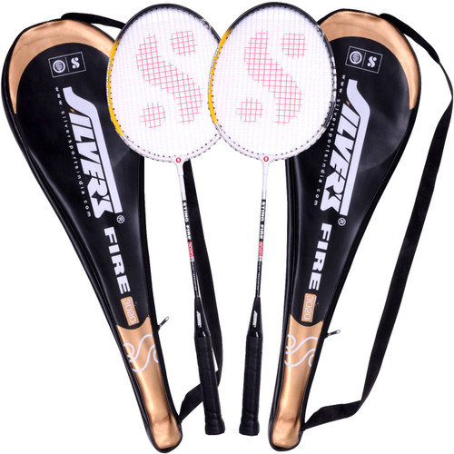 Silver's FIRE Badminton Kit 2 Racquets with Cover Silver's Badminton Kits