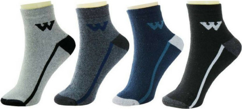 AR Sales Men Ankle Length Pack of 4 AR Sales Men's and Women's Socks