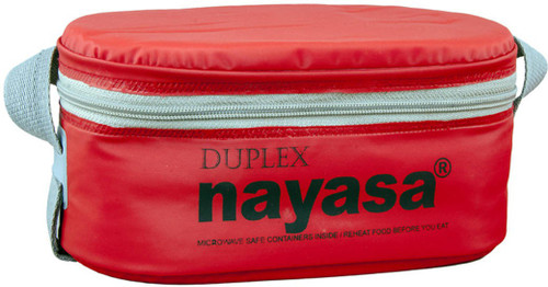 NAYASA Duplex 2 xclusive 3 Containers Lunch Box 600 ml NAYASA Lunch Boxes