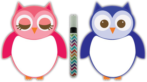 NOURiSH Magnetic Owl Whiteboard Kitchen Organiser Magnet Pack of 2 NOURiSH Magnets