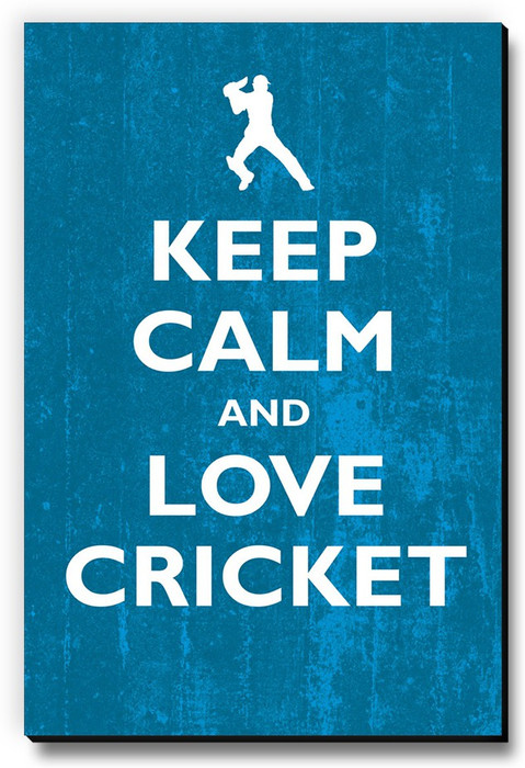 Seven Rays Keep Calm and Love Cricket Fridge Magnet Pack of 1 Multicolor Seven Rays Magnets