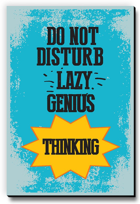 Seven Rays Do Not Disturb Lazy Genius Fridge Magnet Pack of 1 Multicolor Seven Rays Magnets
