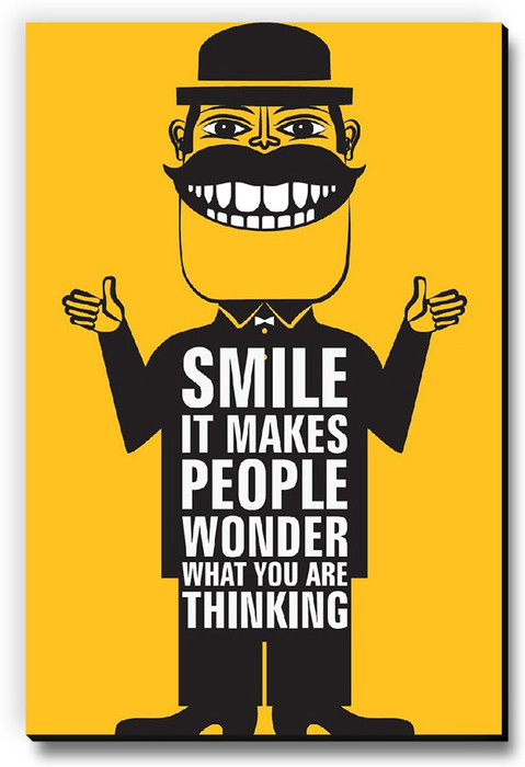 Seven Rays Smile It Makes People Wonder Fridge Magnet Pack of 1 Multicolor Seven Rays Magnets