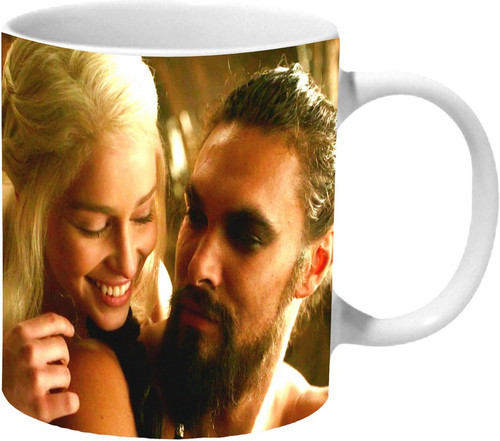 Mooch Wale Game Of Thrones Drogo And Daenerys In Love Ceramic Coffee Mug 325 ml Mooch Wale Mugs