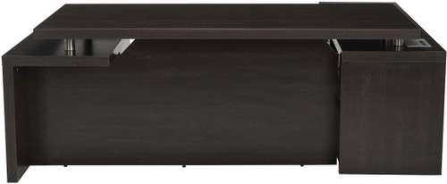 Durian DWS/34755/A Engineered Wood Office Table Free Standing, Finish Color Wenge Durian Office Study Table